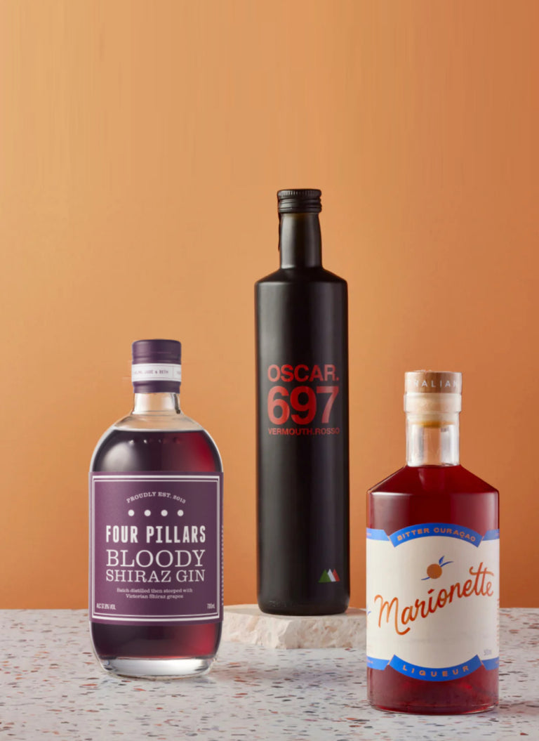 Everything you need to make a bloody negroni cocktail recipe at home. 