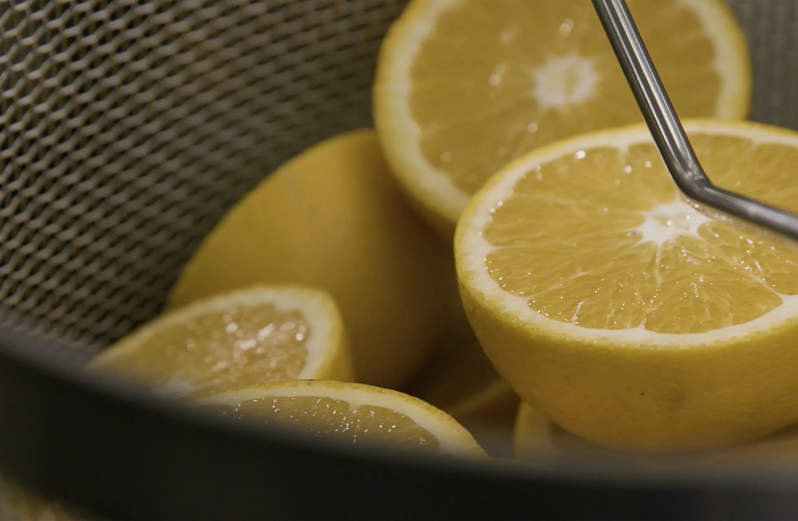 Load video: Lemons cut in half
