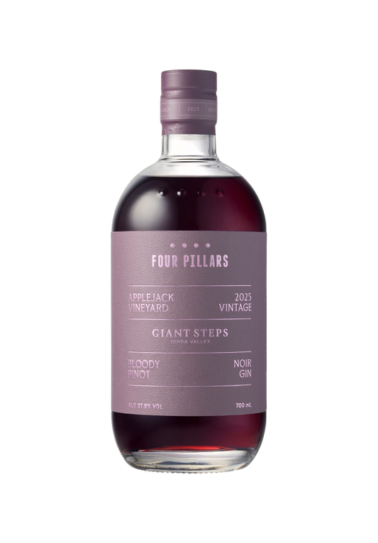 Bottle of Four Pillars Giant Steps Non-Gin on a white background