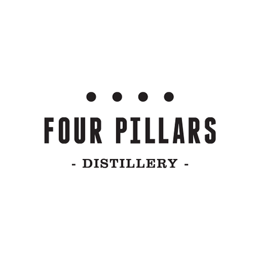 The Four Pillars Gin Distillery, Healesville, logo.