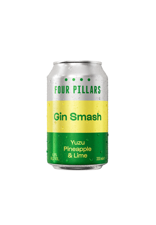 Four Pillars Gin Smash can on a white background