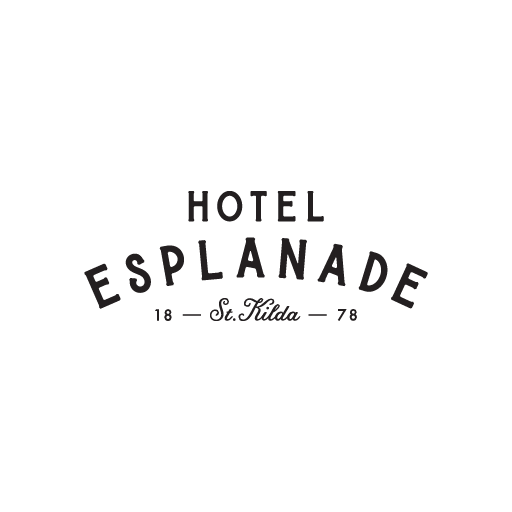 The Hotel Esplanade in St Kilda Melbourne Logo 